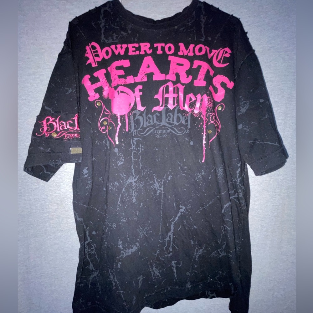 Power to move Hearts of Men Blac Label Premium Tshirt 1968